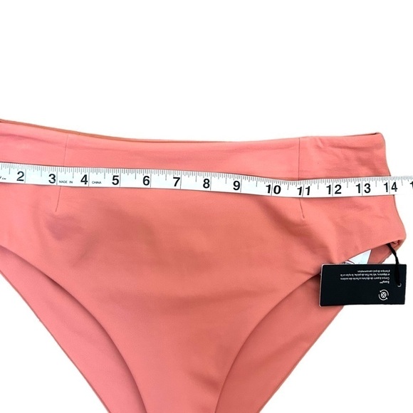 NOIZE Elsie High Rise Swim Bottoms- Dusty Rose - Picture 8 of 10